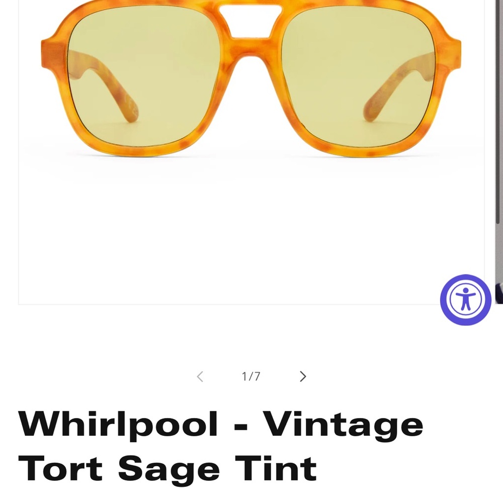 Vintage Tortoise Sunglasses with Sage Tint